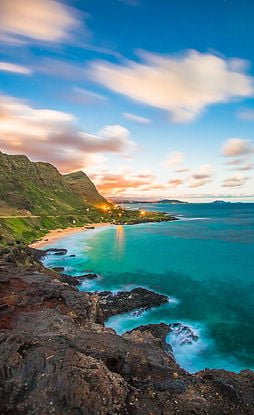 The coast of Hawaii 